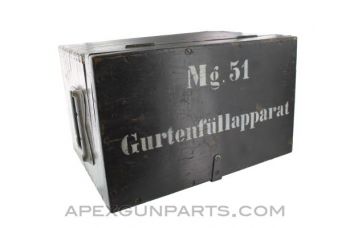 Swiss MG-51 Belt Loading Machine with Wood Case, *Very Good* 