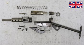 STEN MK3 SMG Parts Set W/"T" Stock, 9MM Luger