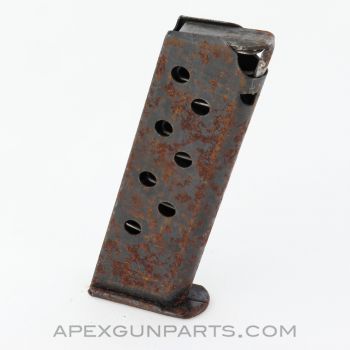 Walther PPK/s Magazine, 7rd, Blued, Factory, 7.65/.32 ACP *Good / Rusty* 
