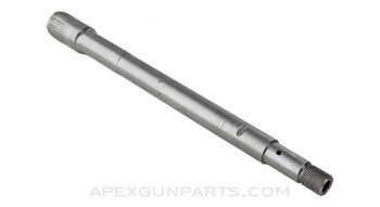 AK Pistol Take-off Barrel , 10.5", Threaded Muzzle, Gas Port, Extractor Cut, Galling on Journals, Marred Breech Face, In The White, 922(r) Compliant 7.62X39 