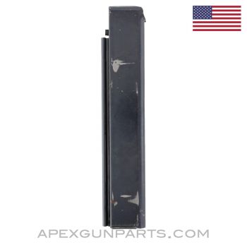 Thompson SMG Magazine, 30rd, Marked Sparks-Withington (SW Co), Blued .45 ACP *Good* 