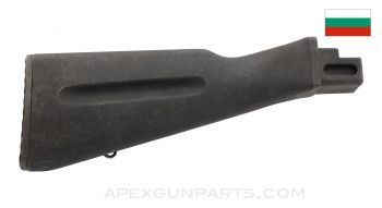 AK-74 Buttstock, w/Buttplate and Swivel, Black Polymer, US Made 922(r) Compliant Part  *NOS* 