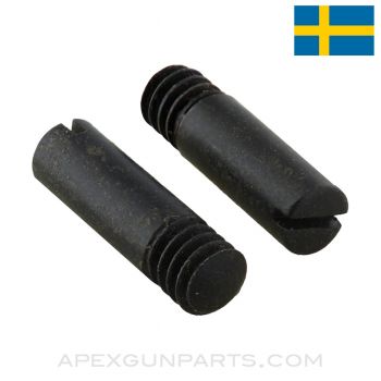 Swedish M1937 BAR Bipod Leg Pivot Pin Screw, Set of 2 *Very Good*