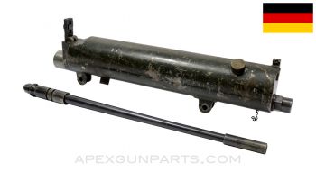 German MG-15 / ST-61 Barrel &amp; Water Jacket Assembly, 23.5&quot;, Missing Front Sight, WW2 German, 7.92x57, *Good*