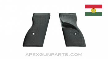 FEG AP-MBP Pistol Grip Set, Type 1, Black Bakelite, Hungarian, 7.65mm *Very Good*