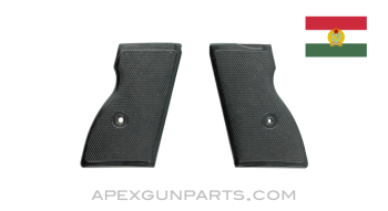 FEG AP-MBP Pistol Grip Set, Type 3, Black Bakelite, Hungarian, 7.65mm, *Very Good*