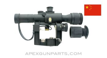 POSP 4x24 Rifle Scope, 400m Rangefinder, SVD, Chinese, *Very Good* 