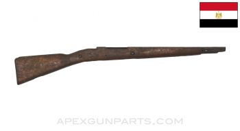 Egyptian Carcano M91/38 Carbine Stock, 33", Stripped, Wood *Fair*