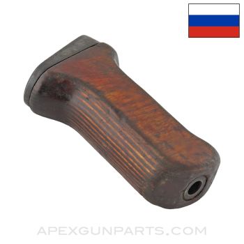 Russian AK-47 / AKM Pistol Grip w/ Ferrule, Laminated Wood *Good*