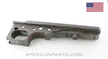 Thompson M1A1 Lower Receiver, Full-Auto, Stripped, Savage, Parkerized, .45 ACP *Fair / Rusty* 