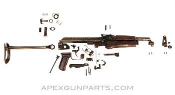 Romanian AKM M65 Under Folder Parts Set, Non-Matched *Good*