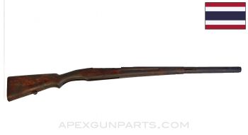 Siamese Type 45-66 Mauser Stock, Second Pattern, Cracked, Wood, 44", *Fair*