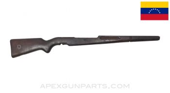 Venezuelan FN-49 Rifle Stock, 37" w/ Buttplate, Cracked, Wood *Fair*