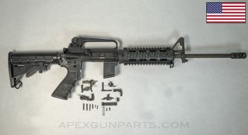 M16A2 Parts Kit, 16" Bushmaster Barrel, Colt M16A2 Cut Lower Receiver, Adjustable Stock, 5.56x45 NATO *Very Good*