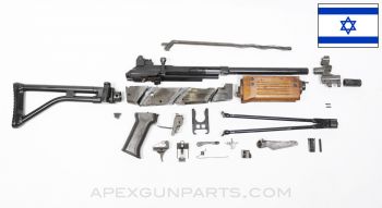 Galil ARM Parts Kit, w/ Wood Handguard, Bipod & Receiver, IMI Israel, .223/5.56 NATO, *Very Good*