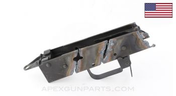 AK Trigger Guard Assembly, w/ Rear Trunnion & Scope Rail, Demilled Receiver, US Made *As-Is*