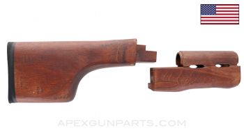 Club Foot Buttstock w/ Handguards, for Double Tang RPK Receivers, Blemished, US Made 922(r) Compliant Part, *Very Good*