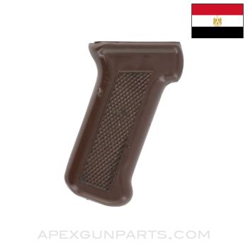 Egyptian AKM Pistol Grip, Brown Polymer, *Good*