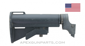 Colt M16A1 Carbine Stock Assembly, 3-Position Adjustable, Aluminum, w/ Buffer Assembly, *Very Good*