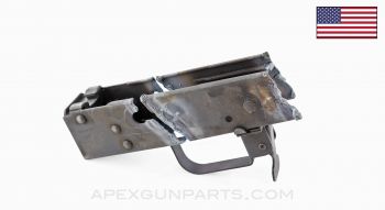 AK Trigger Guard Assembly, Rear Pistol Trunnion, w/ Demilled Receiver, US Made *As-Is*
