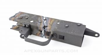 AK Trigger Guard, w/ Rear Trunnion, Attached to Demilled Receiver Section, US Made *Unused*