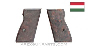 Walam 48 Pistol Grip Panel Set, Left and Right, Hungarian *Very Good* 