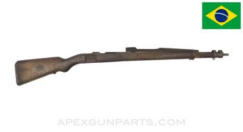 Brazilian M954 Mauser Stock Set, 38", Large Ring, Wood *Good*