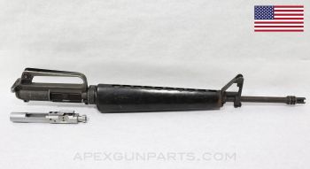 Colt 601 M16 Upper Assembly, 20" Barrel, w/ Early Slick Side Chrome Bolt Carrier Assembly, Duckbill Flash Hider *Good*