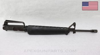 Colt 604 M16 Upper Assembly, 20" Pencil Barrel, Chrome Bore, Cage Flash Hider, Late Triangle Handguards, Grey Finish, 5.56 NATO *Good*