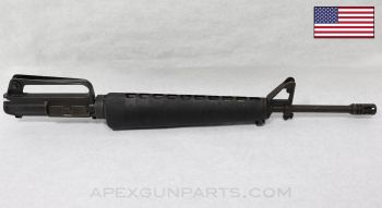 Colt 604 M16 Project Upper, 20&quot; Pencil Barrel, Chrome Bore, Cage Flash Hider, Triangle Handguards, 1970-1971 Production, Ring in Bore, 5.56 NATO *As Is*