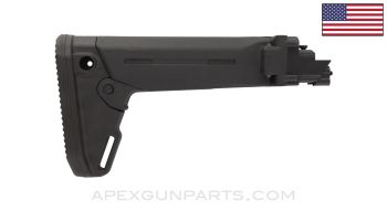 Magpul Zhukov-S™ AK-47/AK-74 Side Folding Stock, w/ Mount Screws, Black Polymer, 922(r) Compliant, *Very Good*