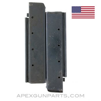 United Defense M42 SMG (Separated) Dual Magazine Set, 25rd, Blued, 9mm *Good* 