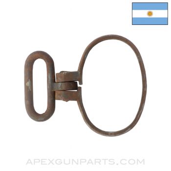 M1909 Argentine Mauser Carbine Rear Barrel Band w/ Sling Swivel *Fair*