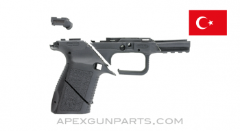 Canik TP9 SF Elite Pistol Frame, Stripped, Saw Cut, Black Polymer, Sold *As Is*