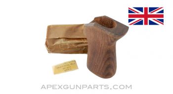 BREN Mk2 Wood Pistol Grip, Wood, Small hole, *NOS* 