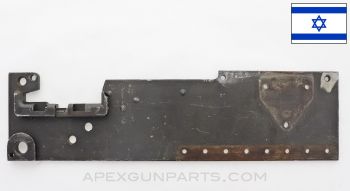 Browning 1919 Left Hand Side Plate (LHSP), w/ Pawl Bracket & Extractor Cams, Israeli 7.62 NATO *Good*