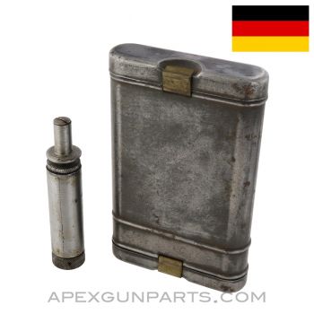 German Mauser K98 Cleaning Kit with Oil Bottle, Incomplete *Good*