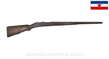 Yugoslavian M95 Mannlicher "Puska" Rifle Stock, 40.5", Missing Side Sling Swivel, Wood *Good*