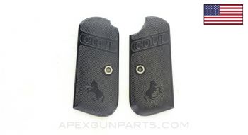 Colt 1903 Pocket Hammerless Grips, Left & Right, Chipped Right Side *Good*