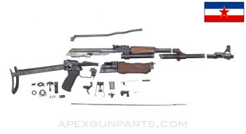 Yugoslavian M72AB1 (RPK) Parts Kit, w/ Underfolder Stock, No Detachable Bipod, 7.62X39 *Good* 