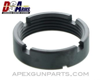 AR-15 Titanium Buffer Tube Lock Ring, Black Finish, by DS Arms, *NEW*