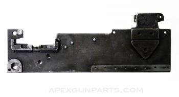 Browning 1919 Left Hand Side Plate (LHSP) w/ Rear Sight Base & Pawl Bracket, Broken Extractor Cam, 7.62 NATO *Good*