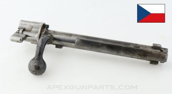 Czech VZ-24 / M98 Carbine Bolt, w/ Sleeve, Safety, and Extractor, No Firing Pin, Turned Down Handle, 7.92x57 *Very Good*