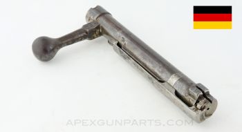 German Mauser 98 Short Action Bolt Body w/Extractor*Good* 