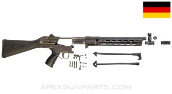 Pre-G3 / HK M/61 Rifle Parts Kit, Early Muzzle Brake (US Made), Stamped Hand Guards, Bi-pod, 7.62 NATO / .308 *Fair*