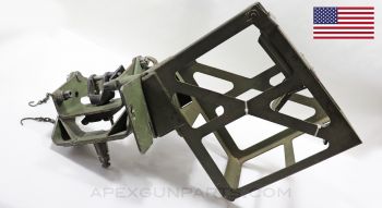 MK64 MOD 9 Heavy Mount w/Ammo Can Holder, Green Painted *Good* 