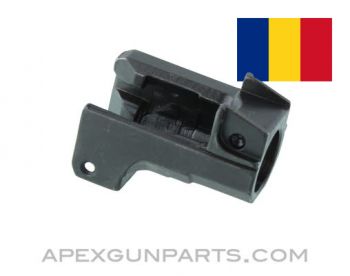 Romanian AKM Front Trunnion, UnMarked / UnNumbered, UnDrilled, Blued, 7.62x39 *NEW*