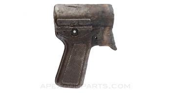 M3A1 Grease Gun Pistol Grip, w/ Rear Receiver Section, Torch Cut, Stripped *Good* 