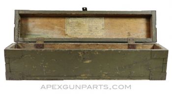WWII Purves Manufacturing Wood Tool Box, 1944 *Good* 
