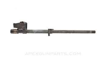 East German AK-47 Barrel Assembly, 16", W/ Rear Sight Base, Chrome Lined, Cold Hammer Forged *Good*
